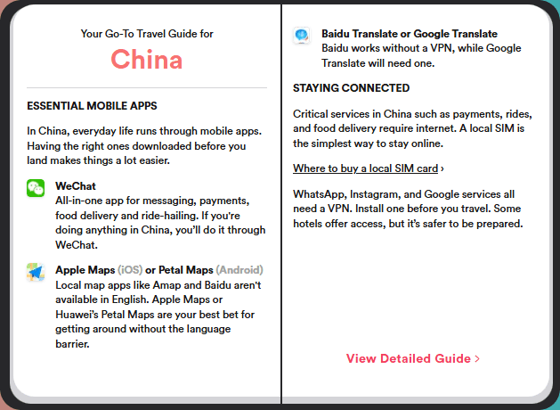Preview of our China travel kit